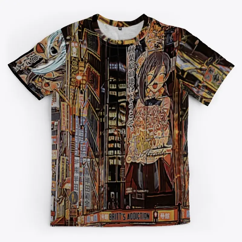 City Manga All Over Tee